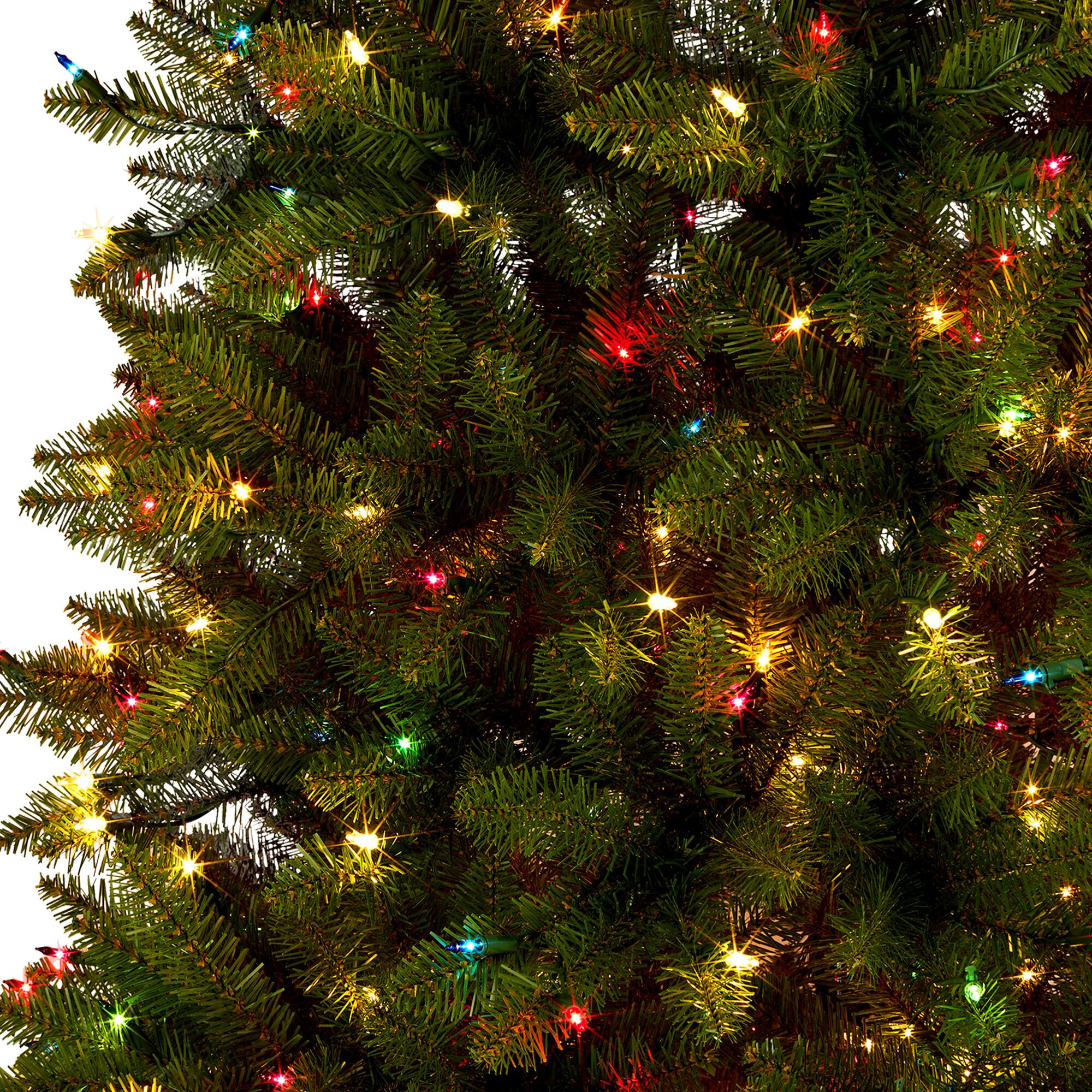 7.5ft. Pre-Lit Dunhill Fir® Artificial Christmas Tree, Spectrum Lights